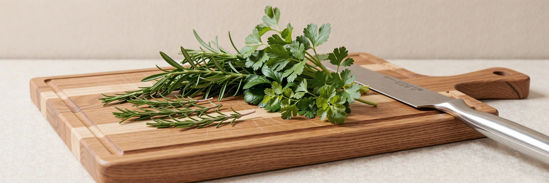 Culinary detail focus